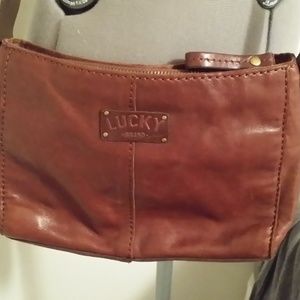 Lucky Brand Brown Leather Crossbody Purse